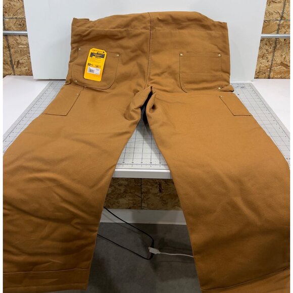 Carhartt Brown Duck Insulared Bib Overall  Men’s Sz. XXL 2XL New OR4393-M - Picture 2 of 10